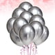 thumbnail image 5 of FELTECHELECTR 50 globos de látex grueso de 25 cm, color metálico, para fiestas (plateados), 5 of 6