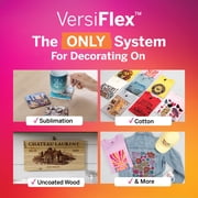 Sawgrass SG500 VersiFlex Sublimation Printer | Transfer to Cotton, Metal, Wood & Polyester | Anti-Clog Tech | Includes Soft-Touch Infusible Inks & 8.5x11 Transfer Paper