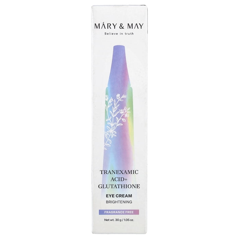 glutathione tranexamic acid Mary & May Tranexamic Acid+ Glutathione Eye Cream