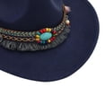 thumbnail image 4 of Leey-World Kids Western Cowboy Hat for Kids Toddler Girls Boys Felt Cowgirl Cowboy Hat with Belt Buckle Size,3-8 Years, 4 of 4
