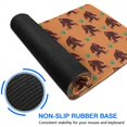 thumbnail image 6 of Long Mouse Pads for Desk,Orange Bigfoot and Grass Pattern Desk Mats on Top Of Desks, Desk Mouse Pad Extra Large with 3mm Non-Slip Base and Stitched Edge for Gaming,Office,Work,Home 31.5"x11.8", 6 of 6