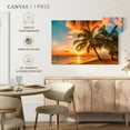 thumbnail image 5 of Elephant Stock Golden Barbados Beach Sunset Wall Art - Horizontal Canvas Wall Art - Lobby Wall Decor - Beach Canvas - Brown And Orange Decor - 12" x 8", 5 of 8