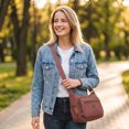 thumbnail image 3 of KXF Women Nylon Multi Pocket Crossbody Satchel Purse with Adjustable Strap for Daily Travel, 3 of 8