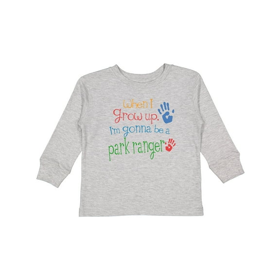 Inktastic Park Ranger Future Boys or Girls Long Sleeve Toddler T-Shirt
