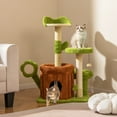 thumbnail image 2 of Gymax 36'' Cat Tree Tower w/Perch Condo Platforms Petal Scratching Board for Indoors, 2 of 10