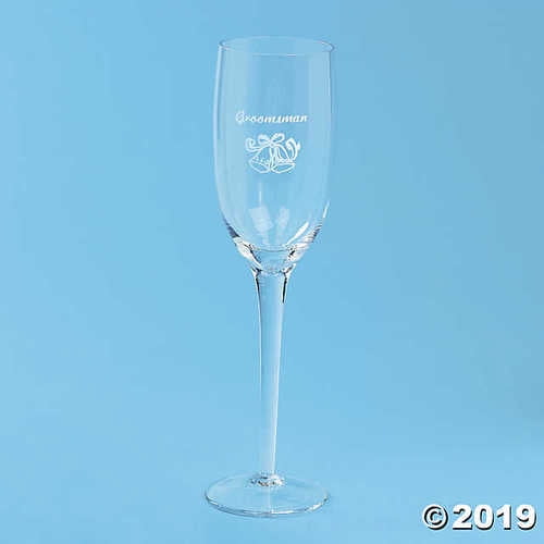 Groomsman Champagne Flute