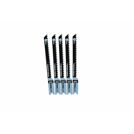 - 2-3/4 in. 12 TPI U-shank Wood Jigsaw Blades 5 Pc