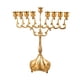 thumbnail image 4 of Hanukkah Menorah, centro de mesa candelabro candelabro 9 ramas portavelas para decoración de fiesta de boda Dorado, 4 of 9