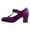 01 Purple, variant on Mary Jane Shoes Women,Modern Dance Indoor Friendship Square National Standard Mary Jane Shoes for Dance Activities,White Mary Janes for Women,03 Khaki,5.5
