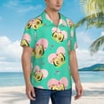 thumbnail image 5 of Balery Men'S Summer Hawaiian Shirts Short-Sleeve Design Name Printed Casual Shirts - Size Name, 5 of 9