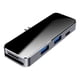 thumbnail image 1 of Adaptador HUB USB-C 6 En 1 HDMI Usb Tarjeta Sd Para Macbook Negro., 1 of 7