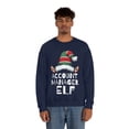 thumbnail image 4 of Account Manager Elf Unisex Sweatshirt, S-2XL Christmas Holidays Xmas Elves, 4 of 9