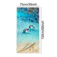 thumbnail image 3 of Yika Beach Blankets Beach Towel Microfiber Beach Towel Super Lightweight Colorful Bath Towel Sandproof Beach Blanket Multi-Purpose Towel For Travel Swimming Pool 30x60, 3 of 4