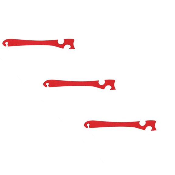 HWHCGZ 3 Pcs Silicone Oven Rack Push Pull Tool Non-Stick For Air Fryer Toaster Ovens And Kitchen Oven Stick With Hook Tool For Small Kitchen Appliances Cool Kitchen Gad (Red)