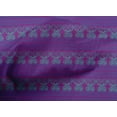 thumbnail image 4 of oneOone Cotton Poplin Fabric Chevron & Swirl Block Printed Craft Fabric BTY 42 Inch Wide, 4 of 4