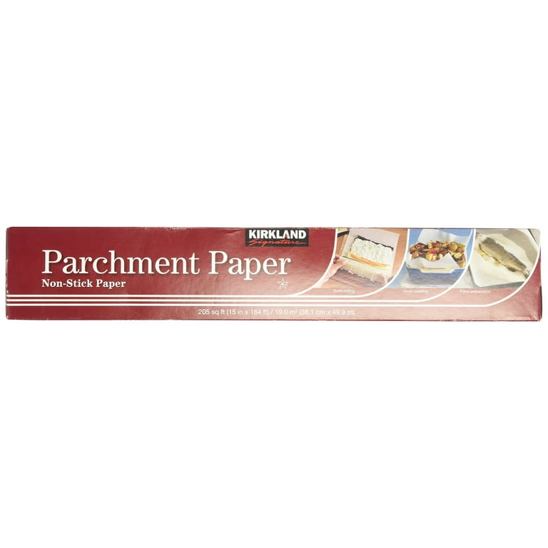 Kirkland Signature Culinary Non Stick Parchment Paper 205 sq ft (Twin Pack)
