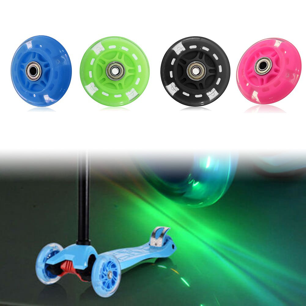 Wheels LED Flash Wheel For Micro Scooter Mini PU 80mm Practical New Durable 