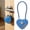 E, variant on Heart Shaped Small Combination Lock, Cable Lock for Locker Suitcase Gym Backpack, Travel Outdoor Padlock for Luggage Cabinet Fence Gate