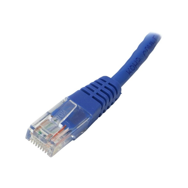 StarTech.com Ethernet Cat5e Câble - 2 Pi - Bleu - Câble de Raccordement - Câble Réseau Moulé Cat5e - Câble Réseau Court - Câble Ethernet - Cat 5e - Câble de Raccordement - 2 Pi (M45PATCH2BL) - pour P/N: MCM110SC2P