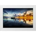 thumbnail image 1 of Yugawa, Mark 32x22 White Modern Wood Framed Museum Art Print Titled - A Time For Reflection, 1 of 4