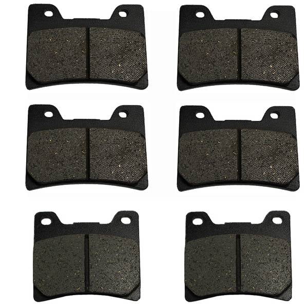 Volar Front /& Rear Brake Pads for 1993-2007 Yamaha Vmax 1200 VMX1200