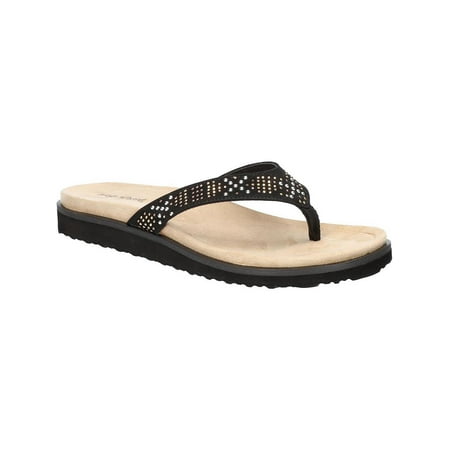 

Easy Street Womens Stevie Slip On Flats Thong Sandals