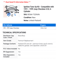 thumbnail image 2 of Ignition Tune-Up Kit - Compatible with 1991 - 1999 Jeep Cherokee 4.0L 6-Cylinder 1992 1993 1994 1995 1996 1997 1998, 2 of 2