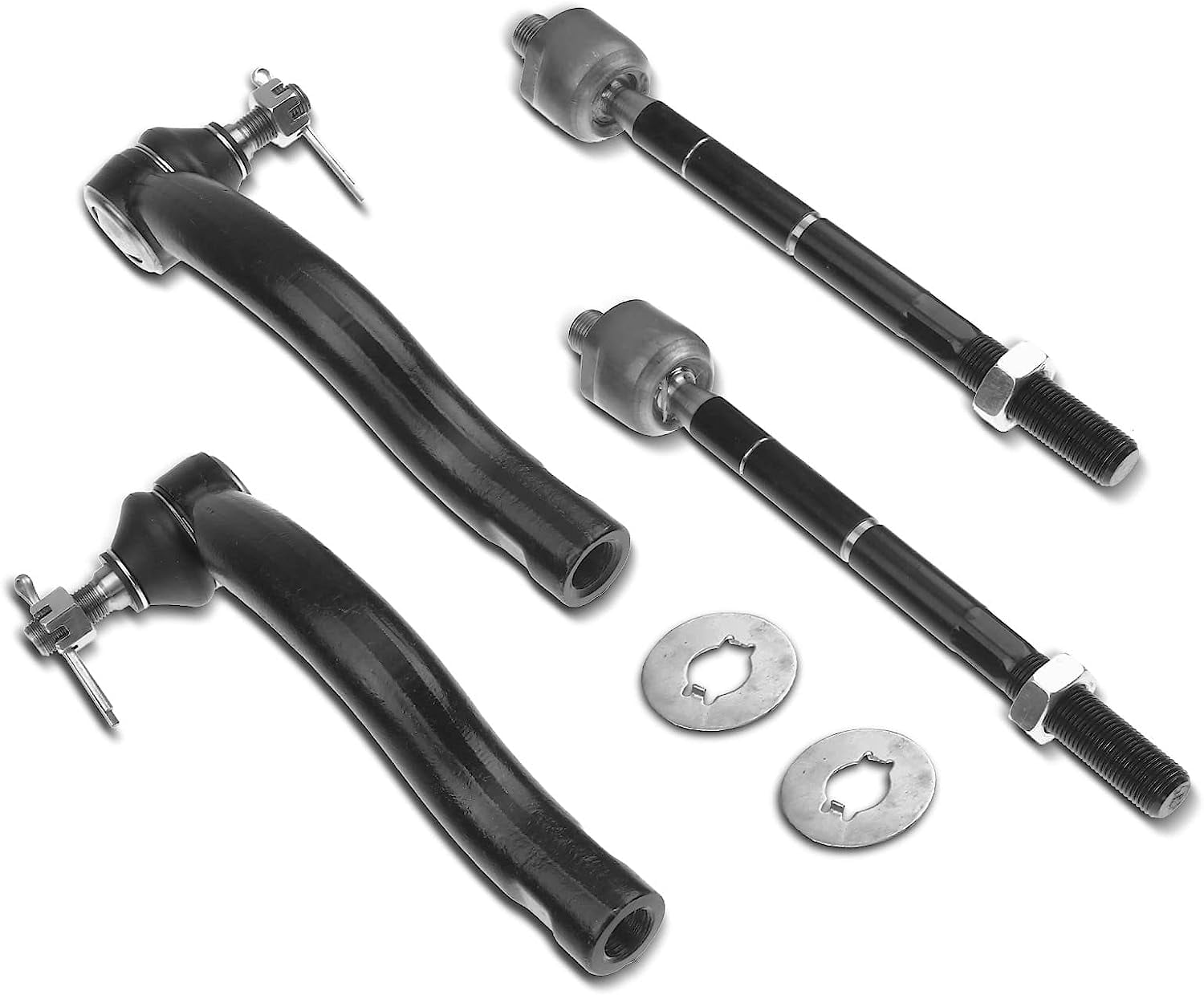 4x Front Tie Rod Ends For 2011-17 Ford Explorer Police Interceptor
