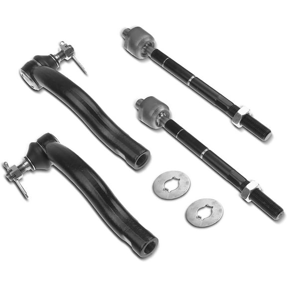 A-Premium 4Pcs Inner Outer Tie Rod End Kit Compatible with Toyota RAV4 2006-2018 Replace# 4551042030, 4504609650