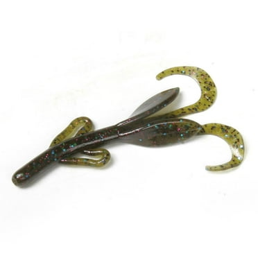 Zoom Fishing Lure 042394-SP Baby Brush Hog 4" 12 Pack Tilapia