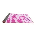 thumbnail image 2 of Ahgly Company Indoor Square Abstract Pink Modern Area Rugs, 5' Square, 2 of 4
