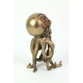 thumbnail image 5 of Zeckos Bronze Resin Steampunk Human Skull Octopus Tabletop Statue, 5 of 5