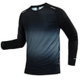 thumbnail image 3 of hoksml Men's Long Sleeve Workout T Shirts, Quick Dry Athletic Running Tops, Raglan Crew Neck Performance Sport Tees for Training Gym, 3 of 4