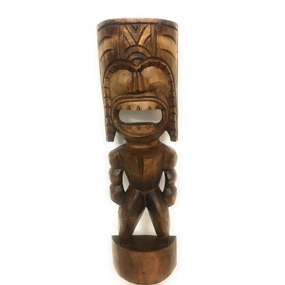 Big Kahuna Tiki 20" - Golden Oak Finish - Tiki Trophies | #bag15027e50