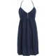 thumbnail image 1 of Aeropostale Womens Button Halter Sundress, Azul, X-Small Aeropostale vestido de verano, 1 of 1