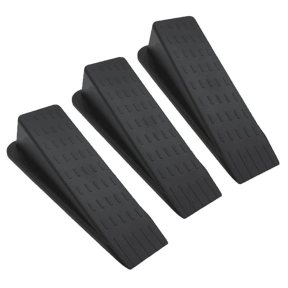 Lloopyting Door For Floor And Door Rubber Stoppers Lock Door The Wedge Gaps Stop Tools & Home Improvement Door Stoppers Door Draft Stopper Door Stoppers For Bottom Of Door Black