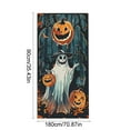thumbnail image 3 of JoyMoreHome Halloween Theme Door Cover, 35.4x71 Inch, Backdrop Background Decor for Halloween Party, Indoor Outdoor Door Cover Decorations, 3 of 6