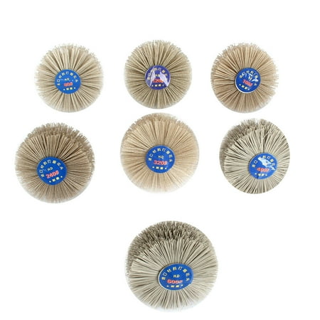 

WNG Flower Head Abrasive Nylon Wheel Wooden Polishing Brush 6 Mm Handle