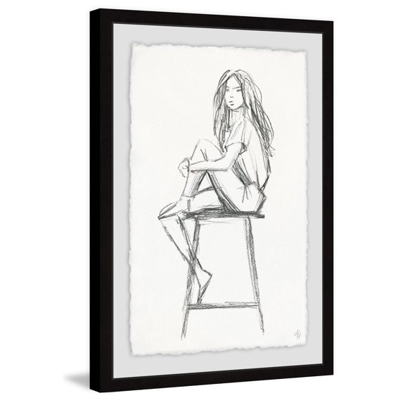 Only Girl Framed Painting Print