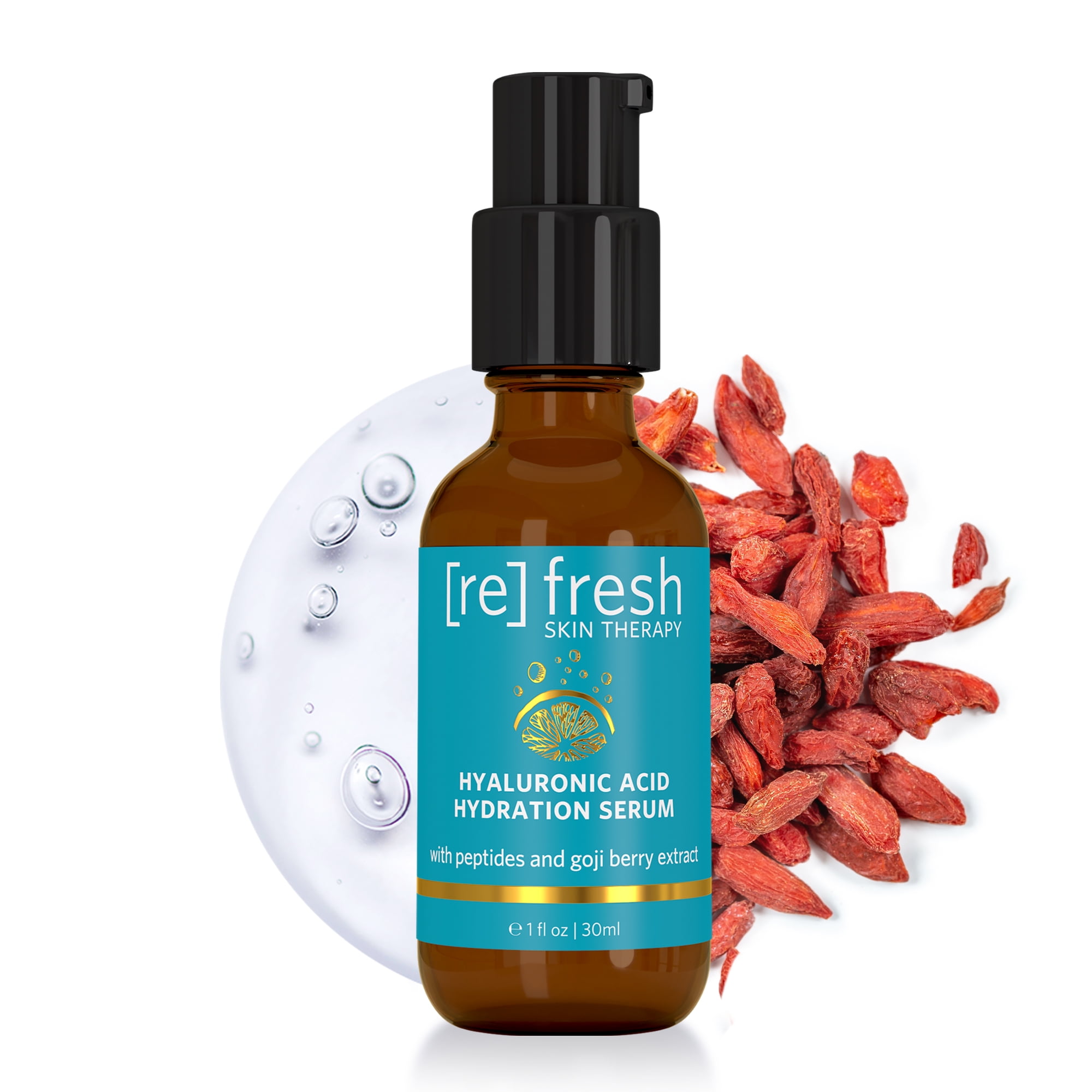 Refresh Skin Therapy Hyaluronic Acid Hydrating Serum, 1 fl oz