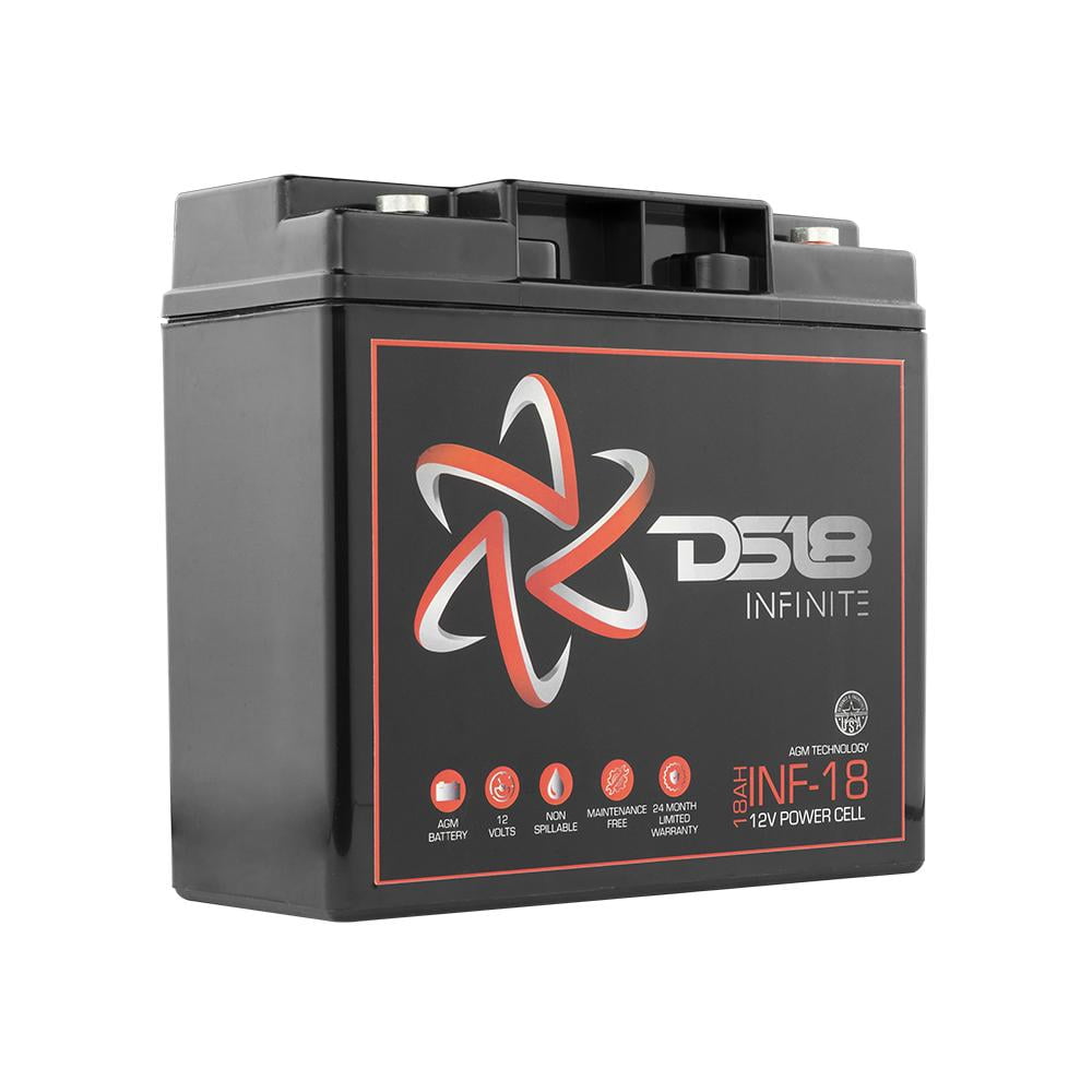 DS18 12V 18 AH 750 Watts AGM Battery 270 Amps Non Spillable Infinite
