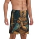 thumbnail image 2 of Fotbe Surreal Meditating Cat Pantalones Cortos de Pijama para Hombre, Ropa de Dormir, Pantalones de Pijama Cortos para Hombre-4X-Large, 2 of 6