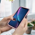 thumbnail image 4 of Apple IPhone XR Heavy Duty Defender Case, Dteck Hybrid Rugged Shockproof Cover For iPhone XR,Pink + Green, 4 of 7
