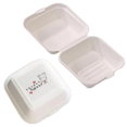 Disposable packing box lock box takeout lunch box pulp hamburger lunch