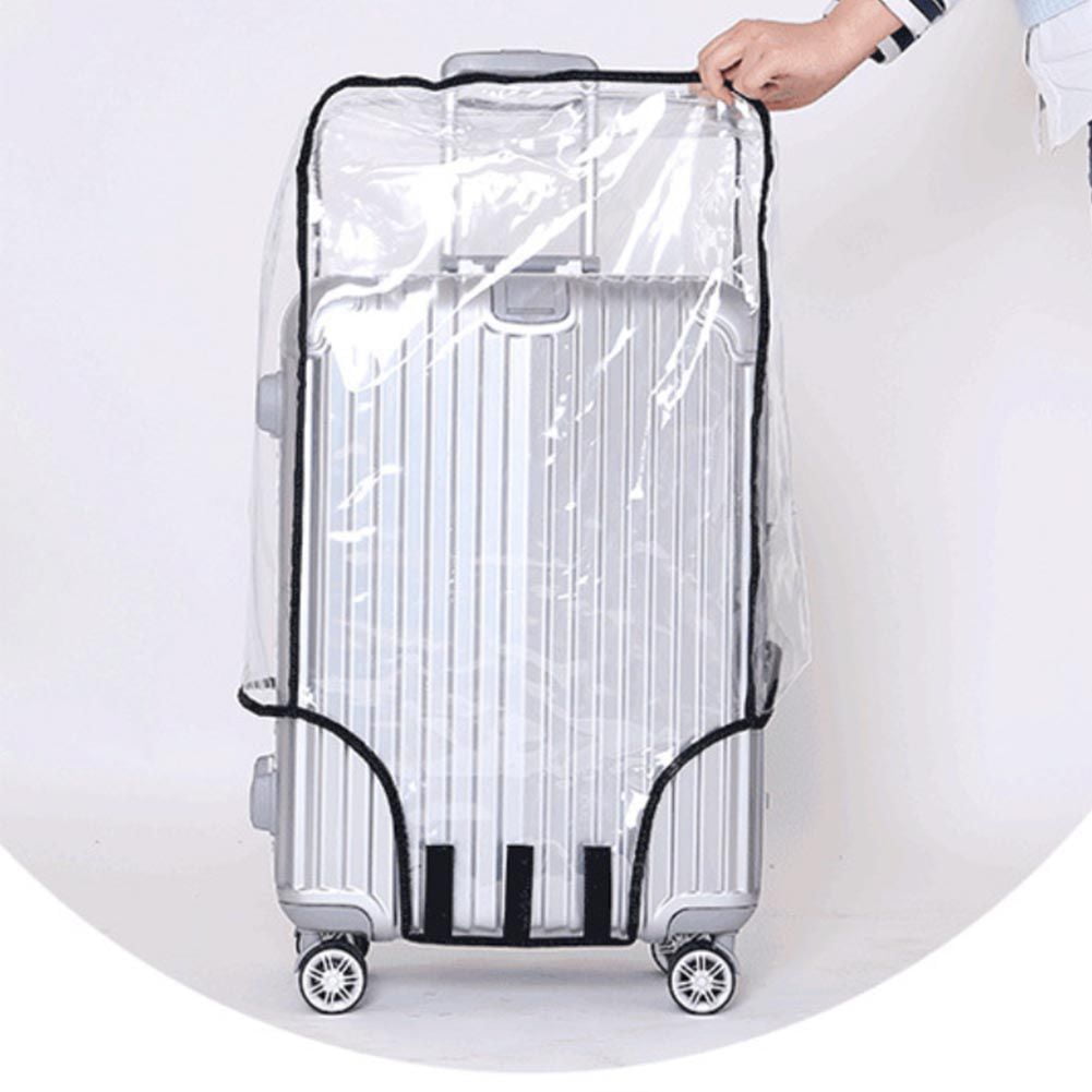 Travel Luggage Cover Plain Color Suitcase Cover，3 Colors，Fits 28 Inch,Black