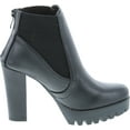 thumbnail image 6 of Breckelle's HANNA-11 Women's Platform Chunky Heel Lug Sole Chelsea Ankle Booties, 6 of 7