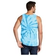thumbnail image 2 of Port & Company Men's Tie-Dye Sleeveless Tank Top Turquoise X-Large, 2 of 4
