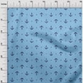 thumbnail image 3 of oneOone Viscose Chiffon Light Blue Fabric Nautical Craft Projects Decor Fabric Printed By The Yard 42 Inch Wide, 3 of 5