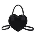 thumbnail image 1 of Bolso Bandolera Love Heart-Shaped Crossbody Bag Diamonds Lady Monedero Casual para el trabajo (Negro) Ehuebsd Para Estrenar, 1 of 9