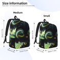 thumbnail image 2 of Fotbe Cute Big-Eyed Black Cat Mochila de Lona con Estampado, Mochila Duradera, Mochila Versátil de Alta Calidad, Mochila Compacta Vintage-Medium, 2 of 5